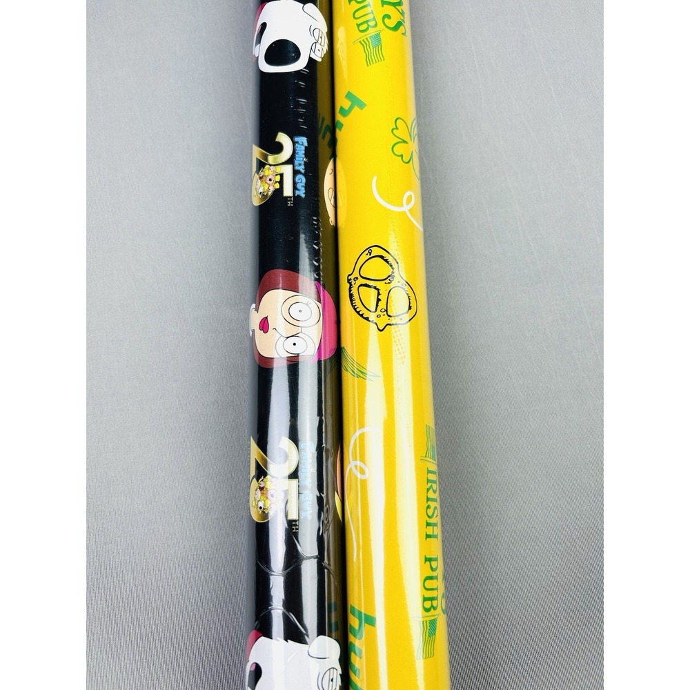 Lot Of 2 Hulu Shows Wrapping‎ Paper Family Guy & It's Always Sunny NEW